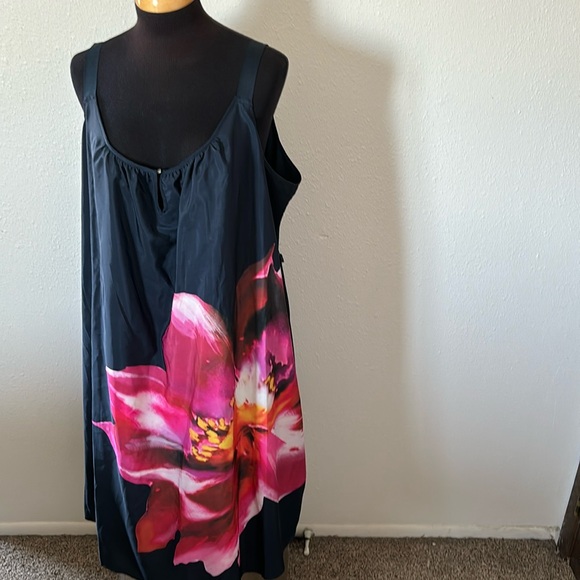 Lane Bryant Tropical Floral Dress size 24 - Picture 1 of 9